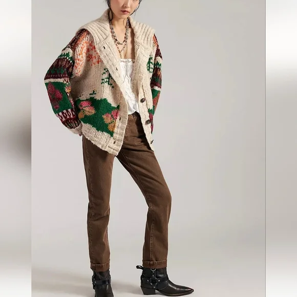 NWT Free People Wonderland SoftSpun Cardi - Picture 3 of 12